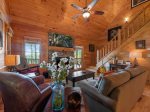 Soaring Hawk Lodge: Entry Level Living Room